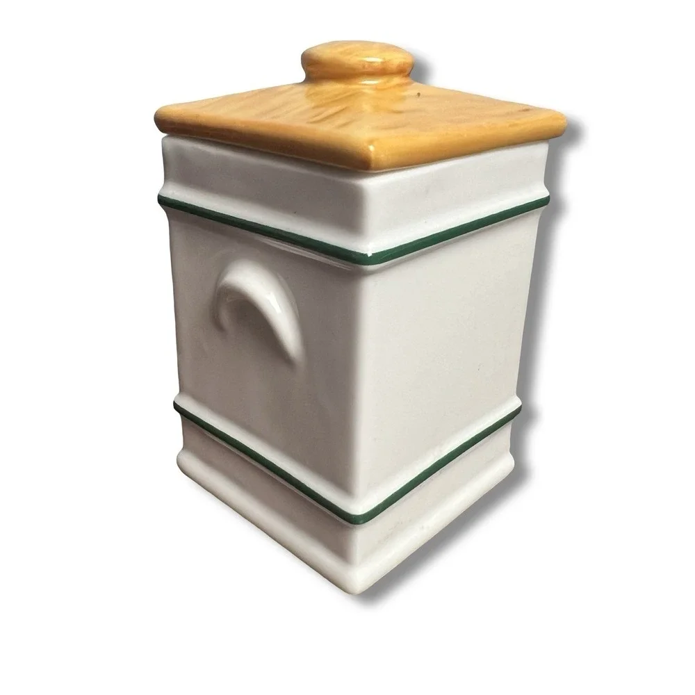 Country Store Spice Jar Collection - Porcelain - Vintage - Dill‎